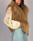 Gilet Ecopelliccia Ricciolo Tensionein Donna Art. W26J070CAMP