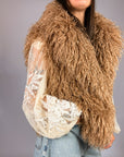 Gilet Ecopelliccia Ricciolo Tensionein Donna Art. W26J070CAMP