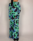 Abito Lungo Fantasia Tensionein Donna Art. 40639