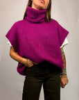 Maglia Collo Alto Smanicata Dixie Art. M277B039A