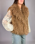 Gilet Ecopelliccia Ricciolo Tensionein Donna Art. W26J070CAMP
