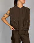 Gilet con Tasconi Susy Mix Donna Art. 11384