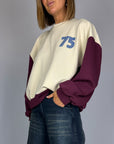Felpa Bicolor con Stampa HaveONE Donna Art. FMA-R042