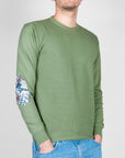Maglia punto riso con toppe V2 Art. MAPUCO