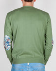 Maglia punto riso con toppe V2 Art. MAPUCO