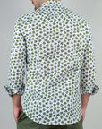 Camicia Bastoncino Misto Lino Fantasia Art. B4299