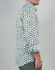 Camicia Bastoncino Misto Lino Fantasia Art. B4299
