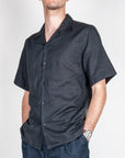 Camicia Manica corta Misto lino collo Bowing Over D Art. OC1S2S6C28