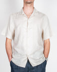 Camicia Manica corta Misto lino collo Bowing Over D Art. OC1S2S6C28