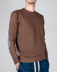 Maglia punto riso con toppe V2 Art. MAPUCO