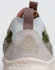 Sneakers Flower Mountain Art. YAMANO 3 Man- Sneakers in suede e tessuto tecnico Uomo Panna-Militare