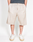 Bermuda con pince in misto lino I'm Brian Art. BE3705