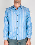 Camicia righe con taschino cropped Officina 36 Mod. Diso Uomo Art. 0343000659