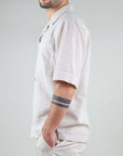 Camicia Manica Corta Misto Lino Officina 36 Uomo Art. 0335800264