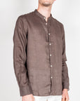Camicia coreana in puro lino Philotinto Art. 26S19CA