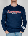 Maglione Superculture Girocollo ricamo Courmayeur Art. AK7037