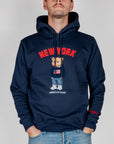 Felpa Superculture Cappuccio Teddy New York Art. A3069