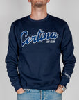 Felpa Superculture Girocollo Ricamo Cortina Art. A3021