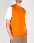 Gilet smanicato Pura Lana Merinos Extrafine Art. 1.5060