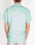 Camicia collo Bowling manica corta Puro Lino Gianni Lupo Art.GL7658S-S26