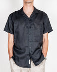 Camicia collo Bowling manica corta Puro Lino Gianni Lupo Art.GL7658S-S26