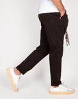 Pantalone Tapered con bottone e elastico Over D Art. OE1F2W6P61