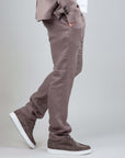 Pantalone Lino Officina 36 Sand Uomo, art. 02260B8723, 100% lino, taglia 46, modello in movimento.