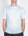 T-shirt cotone fiammato collo taglio vivo Gianni Lupo Art. GL1053F-S26