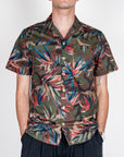 Camicia Camou foglie cotone manica corta BL11 Art. 483614