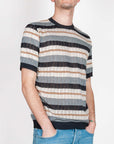 T-shirt in maglia Righe BL11 Art. 13OZZANO