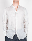 Camicia coreana in puro lino Philotinto Art. 26S19CA