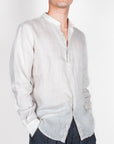 Camicia coreana in puro lino Philotinto Art. 26S19CA