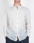 Camicia lavorata coreana in misto lino Philotinto Art. 26S01CA