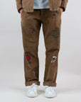 Pantalone Chino Over Velluto con Stampe Clark Art. BOBBY/S-T618