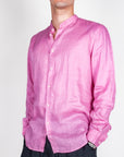 Camicia coreana in puro lino Philotinto Art. 26S19CA