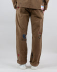 Pantalone Chino Over Velluto con Stampe Clark Art. BOBBY/S-T618