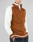 Cardigan Zip Bicolore Telamira Uomo Art. STM05114