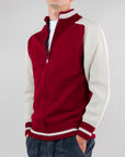Cardigan Zip Bicolore Telamira Uomo Art. STM05114
