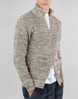 Maglia Zip Lunga Melange Block Eleven Art. 13GRAVINA