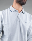 Polo Logo Bordo contrasto Sun68 Uomo Art. A44104