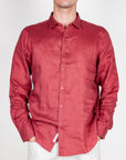 Camicia Puro Lino Gianni Lupo Art. GL7619S-S26