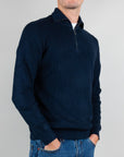 Maglia Costine Mezza Zip Gianni Lupo Art. GL35151GZ
