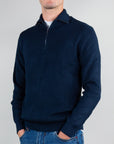 Maglia Costine Mezza Zip Gianni Lupo Art. GL35151GZ