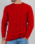 Maglia treccia Over D Art. OE1F2W5M82