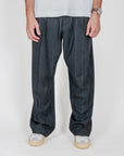 Pantalone fondo ampio righe misto lana I'm Brian Art. PA3908