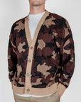 Cardigan Jaquard Camou Over D Art. OH1F2W6M81