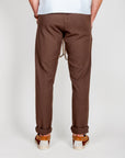 Pantalaccio misto Lino 1921 Store Uomo Art. PAROS, vista posteriore, pantaloni in misto lino e rayon.