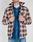 Overshirt a quadri Imbottita Officina 36 Mod. Biella Art. 0780600658