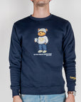 Felpa Superculture Girocollo Ricamo Teddy Gin Tonic Therapy Art. A3073