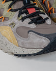 Sneakers Flower Mountain Art. YAMABUSHI - Sneakers in suede e tessuto tecnico Uomo Fango-Verde Acido